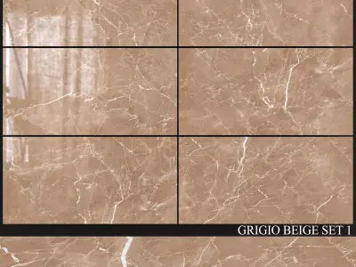 Decovita Grigio Beige 600x1200 Set 1 3D model