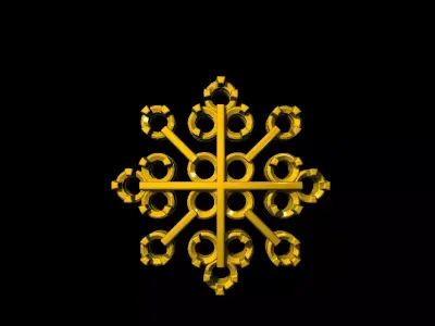 Tops earrings 3D print model