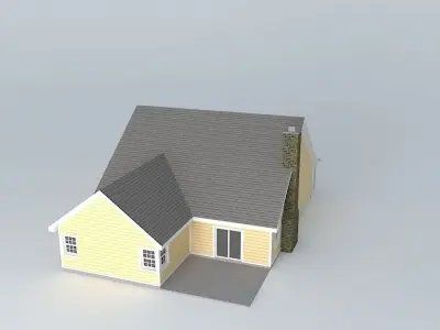 Cottage House Free 3D model buy