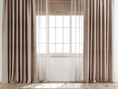 Curtain A3 3D model