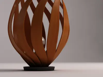 FLOOR LAMP---Tulip 3D model