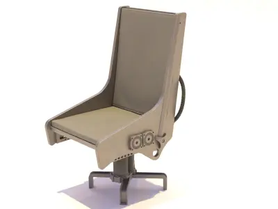 Echo Base Command Center Chair 1-12 Scale Blackseries 3D print model