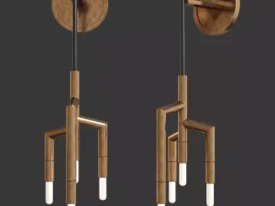 LOPO lamp Low-poly 3D model