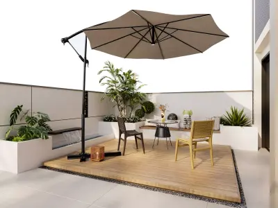 Balcony 3D model purchase
