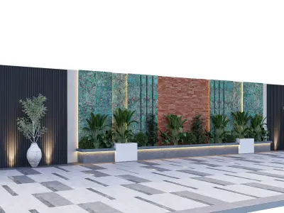 Fence design 3D model