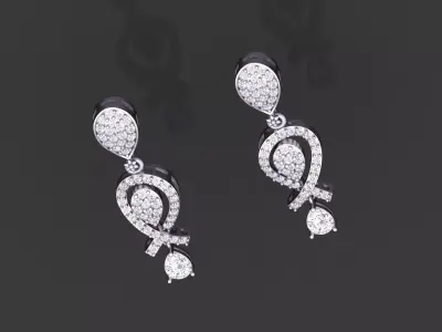 Earring 003 3D print model