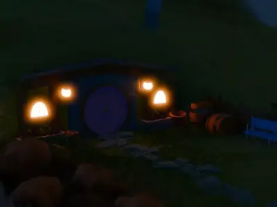 CASA HOBBIT 3D model