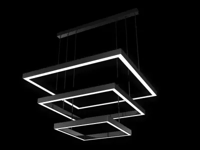 Modern Chandelier 3D model