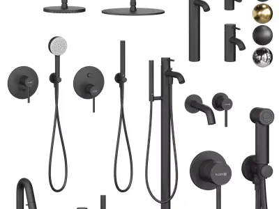 Kludi Bozz Mixer Set 3D model