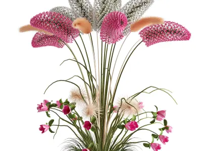 out door plant 1 3D model