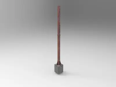 Boiler Pipe Low-poly 3D model