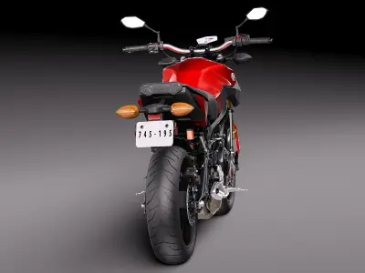Yamaha FZ-09 2016 3D model