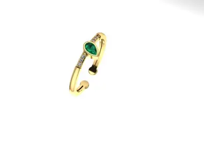 Ring - Gold - Silver 3D print model