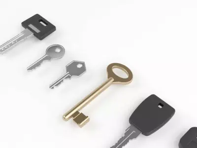 Key set 3D Model 3D model