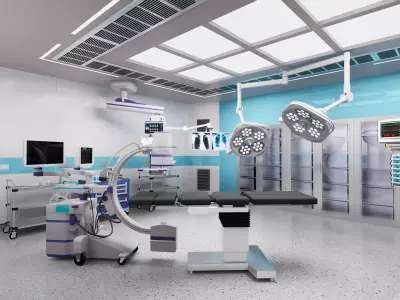 Hospital Interior-Surgery Department Low-poly 3D model