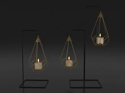 lamp candle 3D model