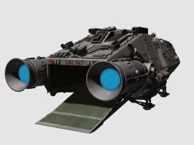 Colonial Shuttle 3D model