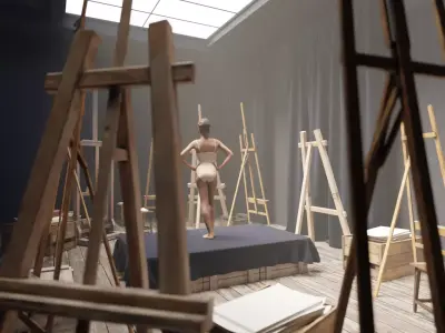 Academy of Fine Arts model  3D model