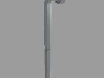Stylized Metal Pipe  Low-poly 3D model