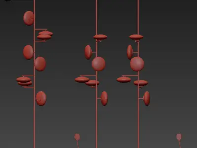 Mami Floor Lamp 3D model