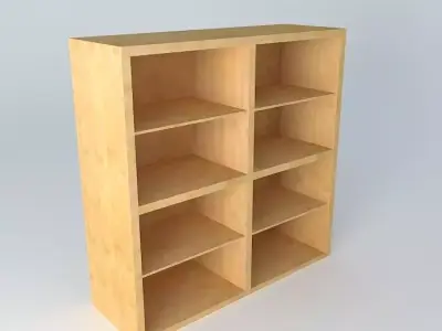 Shelf Cabinet DOORS HZ4FP 12 12 BRW Milano Oak 3D model