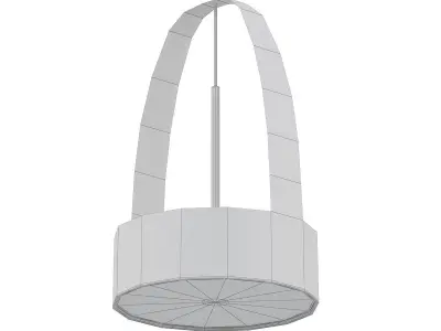 JIAMEN wood pendant 3D model