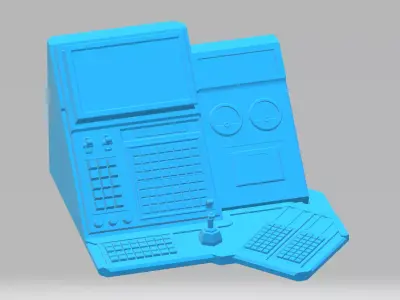 Sci-fi Console 3D print model