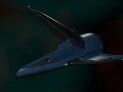 Old Y2J Spaceship 3D model