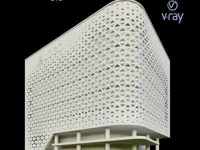 Modern Office Building 006 3D model