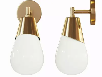 Cora Wall Lamp by Mitzi Low-poly 3D model