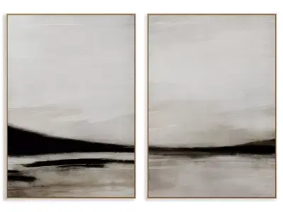 Abstract Painting Frame set 3D model 575