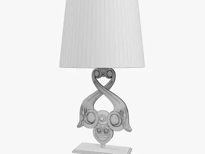 Restoration Hardware  18th wall anchor table lamp Low-poly 3D model