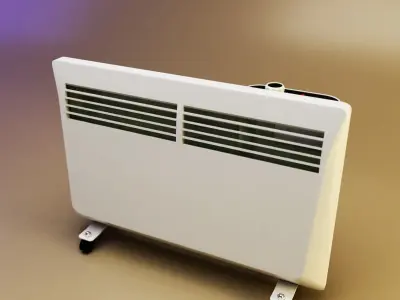 Room heater radiator 3D model