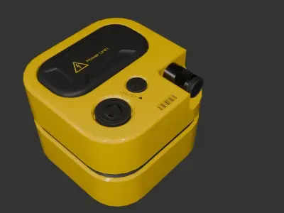 Sci-fi Portable Device Low-poly 3D model