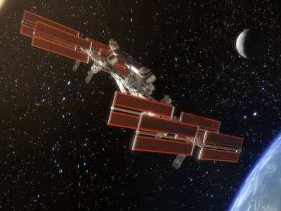  International Space Station (High Poly) 