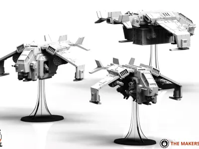 Universal Guard - Dropship 3D print model