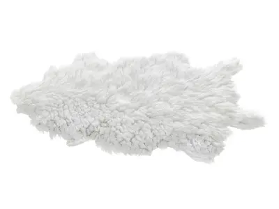 Soft Sheepskin Rug 3D model