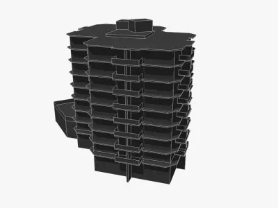 29 George Street Low-poly 3D model