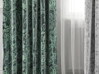 Curtain Set 41 3D model