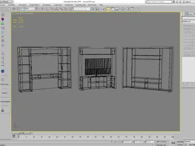 closet library komod h07 3D model