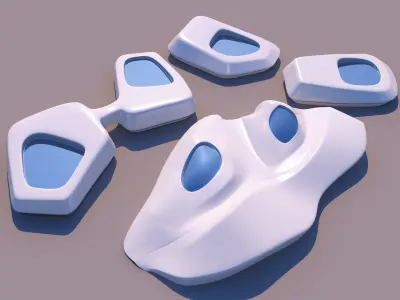 0110 - Organic Building 3D model
