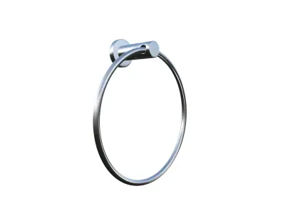 Round Towel Holder 3D model