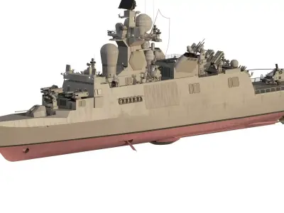 NAVY GRREK CORVETTE 3D model