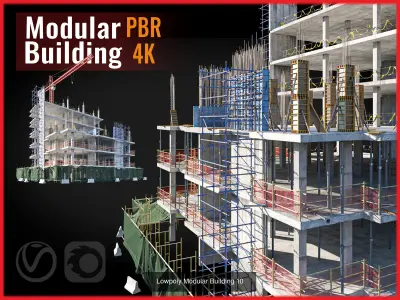 Full Building Collection 3D Model Pack