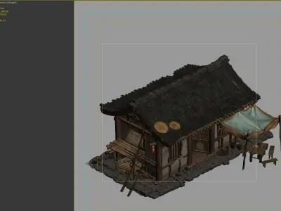 house old house 3D model buy