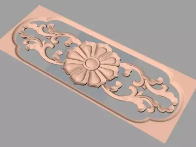 Woodworking CNC Router 3D Relief STL models used for artcam E428 3D model