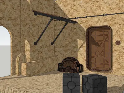 STAR WARS TATOOINE MODULAR DIORAMA 3D print model