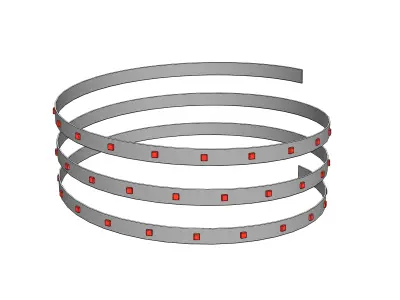 LED Strip Roll 3D model