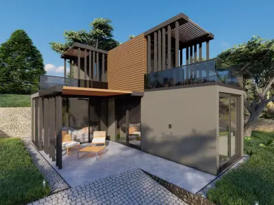 Villa Bandirma FGM Low-poly 3D model