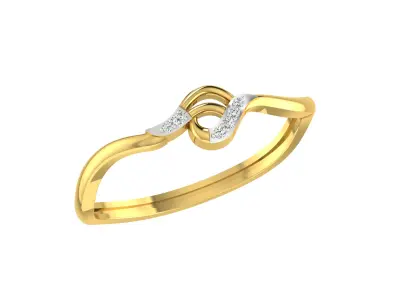 Women Ring Render 3dm STL OBJ FBX  3D print model order